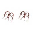 thumbnail image 3 of stanreset 1/2/3/5 2 Pieces Household Hotel Polyester Curtain Holdback Living Room Drape Tieback Draperies Decorative Holder Waved Rope Coffee 2PCS, 3 of 6