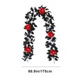 thumbnail image 3 of Amzcrzy Simulation Vine Halloween Rose Leaves Simulation Rattan Artificial Rose Leaves Decoration Arrangement Thanksgiving Pumpkin Rattan. Christmas Decorations Halloween Decorations Fall Decor, 3 of 6