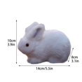 thumbnail image 2 of MesaSe Ridley le Lapin Peluche Réaliste Jouet Lapin Poupée pour Cadeaux d'Enfant Déco Maison, 2 of 12