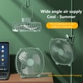 thumbnail image 3 of Yhmxh Fan-Desk Fan Portable Fan Box Fan Mini Fan Dormitory Desktop Portable Silent Small Fan USB Multifunctional Fan Small fan, 3 of 5