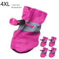 thumbnail image 1 of Yhmxh Bedding-Comforter Sets Duvet Cover Dog Shoes For Small Dogs Dog Shoes Paw Protector With Reflective Straps Non Slip And Water Proof Dog Booties Puppies 4PC dogs shoes, 1 of 8