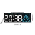 thumbnail image 3 of Birdeem Réveil Numérique, Réveil à Piles, Horloge Électronique Multifonctionnelle Affichage de la Date et de la Température Horloge Led Réveil Led, 3 of 6