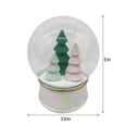 thumbnail image 3 of Holiday Time Water Snow Globe with Tree, 100mm Diameter, 3 of 4