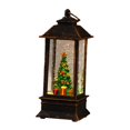 thumbnail image 1 of Lighted Christmas Snow Globe Lantern Table Centerpiece for Shelf Office Desk Xmas Tree, 1 of 7
