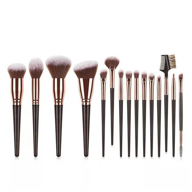 15Pcs Professional Make up Brushes Set Cosmetic Makeup Kit/ Prof P2Q9