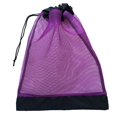 thumbnail image 1 of Sac en Maille Durable de 15,5 X 12,5 Po avec Cordon, Pochette de Rangement pour Plongée en Apnée, Plongée, Équipement, Palmes, Lunettes, Accessoires de Natation, 1 of 8