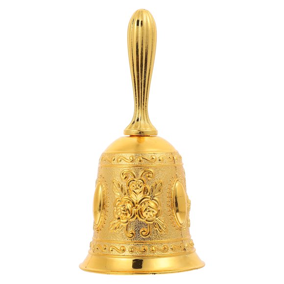 Miangastore Clochette d'Appel de restaurant pour Décoration de la Maison Métal Doré Classique 1 Paquet