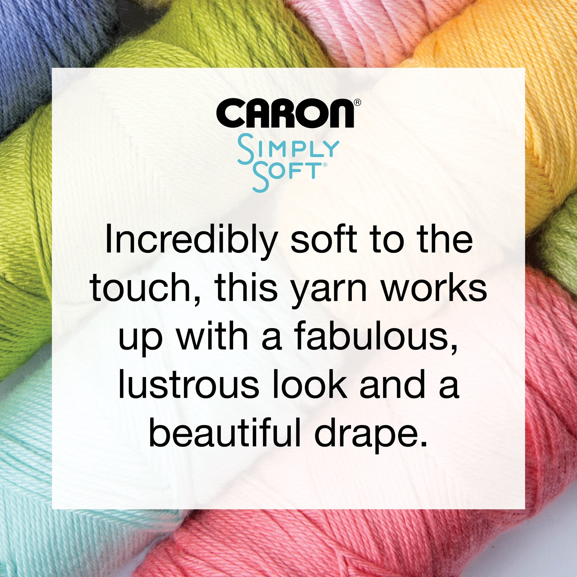 Caron® Fil Simply Soft®, Acrylique #4 Moyen, 6oz/170g