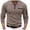 Brown, variant on FhsagQ Men's Shirts Men's Shirts Tops Black Super Fit Male Shirt Quarter Zip Work Daily Wear Long Sleeve Fashion Comfortable Plain Pocket Regular Fit Top Brown XXL