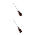 thumbnail image 1 of Maytalsory Awl Stainless Steel Wood Handle Sewing DIY Stitching Craft Tailor Hole Punching Repair Handmade Marking Stabber Tool Type 1 2Set, 1 of 6