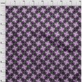 thumbnail image 4 of oneOone Silk Tabby Violet Fabric Moire Sewing Material Print Fabric by The Yard 42 Inch Wide, 4 of 4