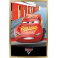 thumbnail image 1 of Disney Pixar Cars 3 - Lightning Wall Poster, 22.375" x 34" Framed, 1 of 4