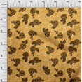 thumbnail image 2 of oneOone Tissu en Coton Flex Feuilles & Roses Décor Floral Tissu Imprimé BTY 40 Pouces de Large, 2 of 4