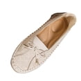 thumbnail image 1 of WLOELOEW Flat Sole Loafers For Women With Elastic Band Round Toe Pu Material One Pair Size 38 Us 6.5, 1 of 9