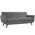 thumbnail image 2 of Modway Engage Upholstered Fabric Loveseat in Expectation Gray, 2 of 5