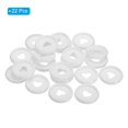 thumbnail image 3 of Unique Bargains Plastic Book Binding Discs Heart Binder Rings, White, 22 Pack, 3 of 6