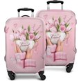 thumbnail image 1 of Travel Luggage Cover Suitcase Protector Fits 18-32 Inch Luggage Wheel Covers Patterned Travel Related Items Flower Luggage Protector Elastic Luggage Anti-scratch Suitcase Cover M, 1 of 5