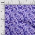 thumbnail image 2 of oneOone Georgette Viscose Dark Purple Fabric Abstract Sewing Craft Projects Fabric Prints By Yard 42 Inch Wide, 2 of 4