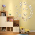 thumbnail image 4 of Cqxid Stickers Under $5 Decal Circles Wall Decor 3D Sticker Vinyl Home 24PCS Mural DIY Removable Home Decor, 4 of 6