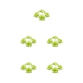 thumbnail image 2 of Ruiboury 50piece Low Maintenance Soft Texture Fabric For Albums And Decorations Fiber Realistic Appearance Wide Application Light Green 4.5cm 5Set, 2 of 6
