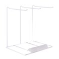thumbnail image 4 of Yinanstore Jewelry Organizer Display Stand Earrings Display Stand Metal Jewelry Storage Rack for Rings Glasses Hairband Photography Shop 3 Row White, 4 of 8