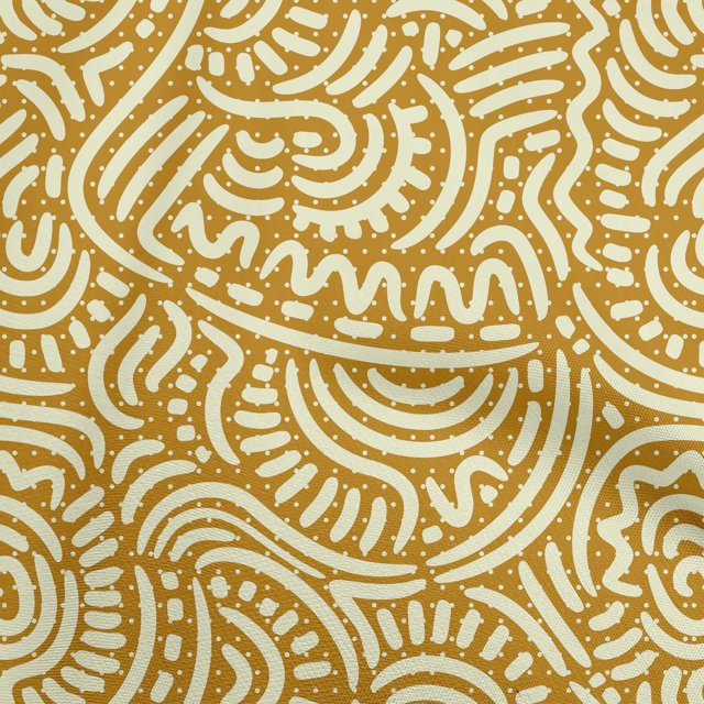 oneOone Velvet Dark Mustard Fabric Japanese Craft Projects Decor Fabric Printed By The Yard 58 Inch Wide