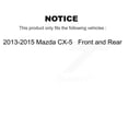 thumbnail image 2 of CMX Rear Disc Brake Caliper Assembly Left Right Side (Driver Passenger) Kit for Car 2013-2015 Mazda CX-5 KBC-100391, 2 of 10