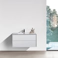 thumbnail image 4 of SERA Fleur Coiffeuse de Salle de Bain Blanche, 4 of 7