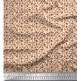 thumbnail image 1 of Soimoi Polyester Crepe Fabric Flower Watercolor Print Fabric by Yard 42 Inch Wide, 1 of 3