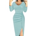 thumbnail image 1 of Ketyyh-chn99 Robe d'Invitée de Mariage Robe d'Été Robe de Soirée Formelle Robe de Bal Robe Dames Élégante Ligne A Soirée Robes de Mariage Bleu Ciel,G, 1 of 5