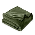 thumbnail image 1 of Bare Home Couverture en Molleton Microduveteux - 300 G/m2 - Micro-Polaire Duveteuse - Douce et Moelleuse - Très Grand Lit, Cyprès, 1 of 5