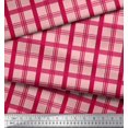 thumbnail image 2 of Soimoi polyester Crepe Fabric Check Check Print Fabric by the Yard 42 Inch Wide, 2 of 5
