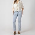 thumbnail image 3 of Devoted, Ruffle Detail Embroidered Blouse, Sizes XS-XL, 3 of 4