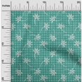 thumbnail image 3 of oneOone Velvet Dark Green Fabric Block Craft Projects Decor Fabric Printed By The Yard 58 Inch Wide, 3 of 6