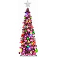 thumbnail image 1 of Fall Tree Home Decor Pop Up Tree with Lights & Timer & Modes Collapsible Tinsel Pencil Tree for Autumn Harvest Porch Thanksgiving Party Decorations Maple Leaves, 1 of 6
