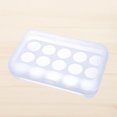 thumbnail image 2 of 15 Grids Egg Storage Holder Box Plastic Case Food Kitchen Refrigerator Organizers Container Kitchen Tool[White], 2 of 5
