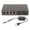 thumbnail image 2 of Commutateur Fibre SFP à 6 Ports, Ports RJ45 Auto-Adaptatifs 10/100/1000 m, Émetteur-Récepteur SFP RJ45, Commutateur Ethernet Prêt à l'Emploi, 2 of 7