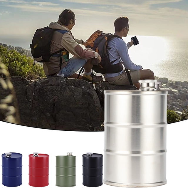 Iumwxz Kitchen Gadgets Mini Wine Barrel Wine Decanter 750ml Capacity Wine Decanter Originality Wine Decanter Stainless Steel Cylindrical Wine Decanter Red Stainless Steel Hometrends