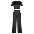 thumbnail image 4 of Cameland Mode Femmes Été Imprimé Floral Décontracté T-Shirt à Manches Courtes + Ensemble Pantalon, 4 of 8