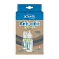 thumbnail image 2 of Dr. Brown's Natural Flow Anti-Colic Options+ Narrow Glass Baby Bottles with Level 1 Slow Flow Nipple, 0m+, 2x4oz Glass Bottles, 2 of 5