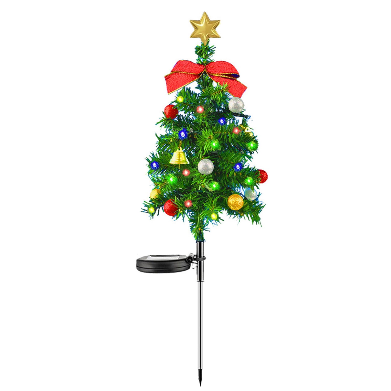 Rbaofujie Led Strip Lights Solar Christmas Decoration Light LED Christmas Tree Plug In Light Outdoor Garden Decoration Light Christmas Decorations Outdoor