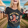 thumbnail image 2 of LUOGENLI T-shirts pour Femmes Mode Décontractée Imprimé Col Rond Manches Courtes pour l'Été T-shirts Amusants pour Femmes Graphique Drôle Saint-Valentin Gris G, 2 of 4