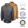 thumbnail image 2 of Eddie Bauer Men's Jacket Ballistic Duck Work Wear Shacket (S03), 2 of 11