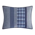 thumbnail image 4 of Nautica Courtepointe Assemblée en Coton Adleson, Très Grand Lit, Bleu/gris, 4 of 4