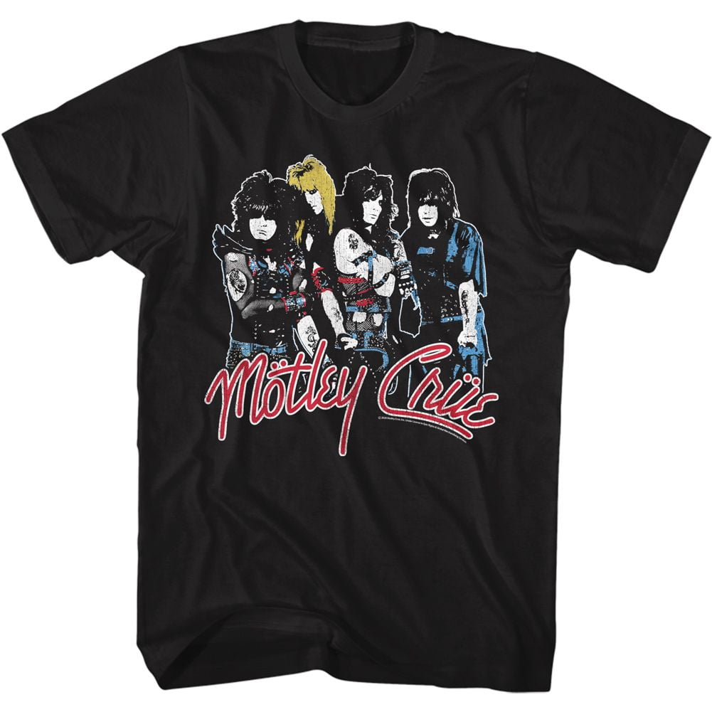 Motley Crue Band Logo Black Adult Classic T-Shirt - Walmart.ca