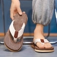 thumbnail image 2 of SBYOJLPB Men's Versatile Wear Slippers Plus-Size Shoes Spring Summer Style Trendy Comfortable Thick-Soled Rubber Flops Beach Sandals, 2 of 5