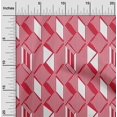 thumbnail image 1 of oneOone Cotton Cambric Fabric Parallelogram & Triangle Geometric Print Fabric BTY 56 Inch Wide, 1 of 1