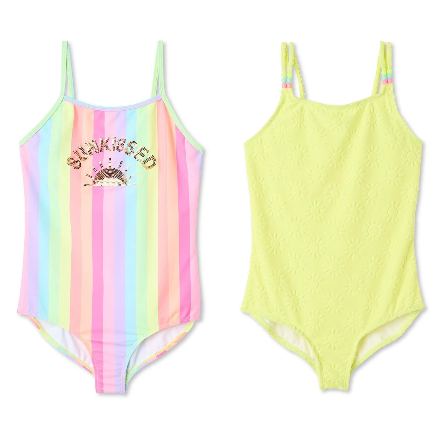 Lot de 2 maillots de bain 1 pièce Btween pour filles