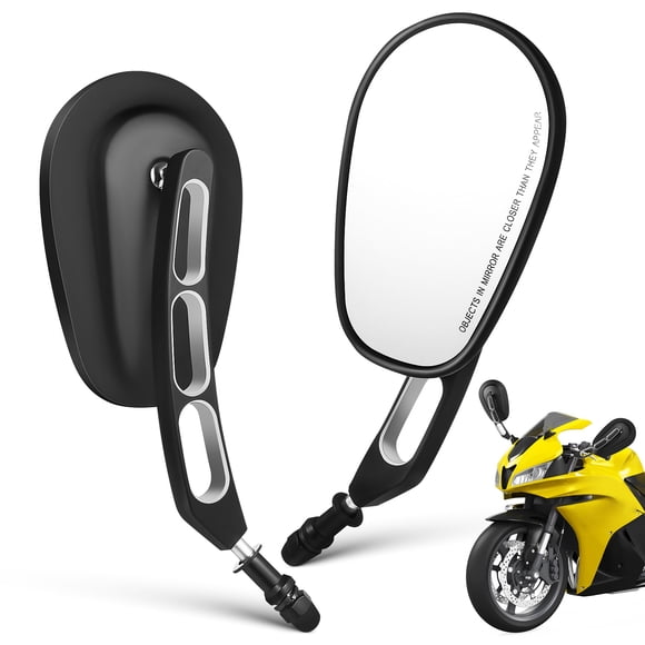1 Ensemble Rétroviseurs de Moto Rétroviseurs Latéraux de Moto Rétroviseurs de Scooter Atv pour Guidons Remplacement