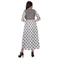 thumbnail image 4 of Moomaya Printed Kurta Summer Wear Ladies Kurti Front Slit Tunic Tops Women, 4 of 5